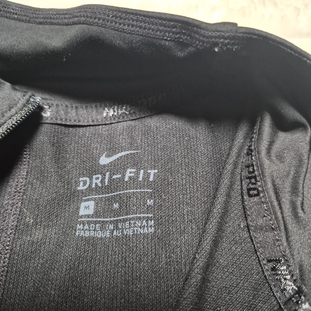 Nike Pro Dri-FIT Womens Black Quarter Zip Training Top BV4106-010 Size M - Picture 4 of 7